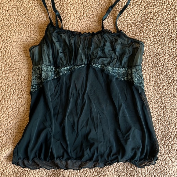 (SOLD) Gilligan & O’Malley Sexy Mesh Top - Picture 3 of 5